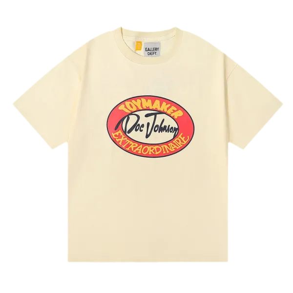 Gallery Dept Splatter Print Beige T-Shirt - 10