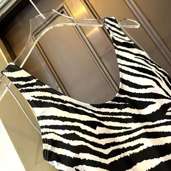 Dolce & Gabbana Zebra Print One-Piece Swimsuit - 3
