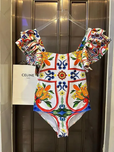 Dolce & Gabbana Zebra Print One-Piece Swimsuit - 23