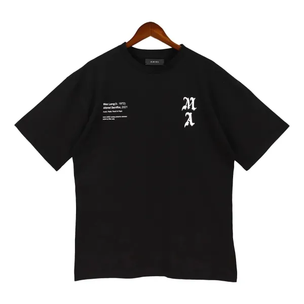 Amiri Ouija Board Print T-Shirt Blue - 4