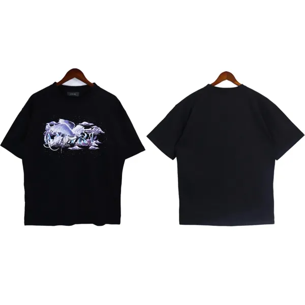 Amiri Ouija Board Print T-Shirt Blue - 6