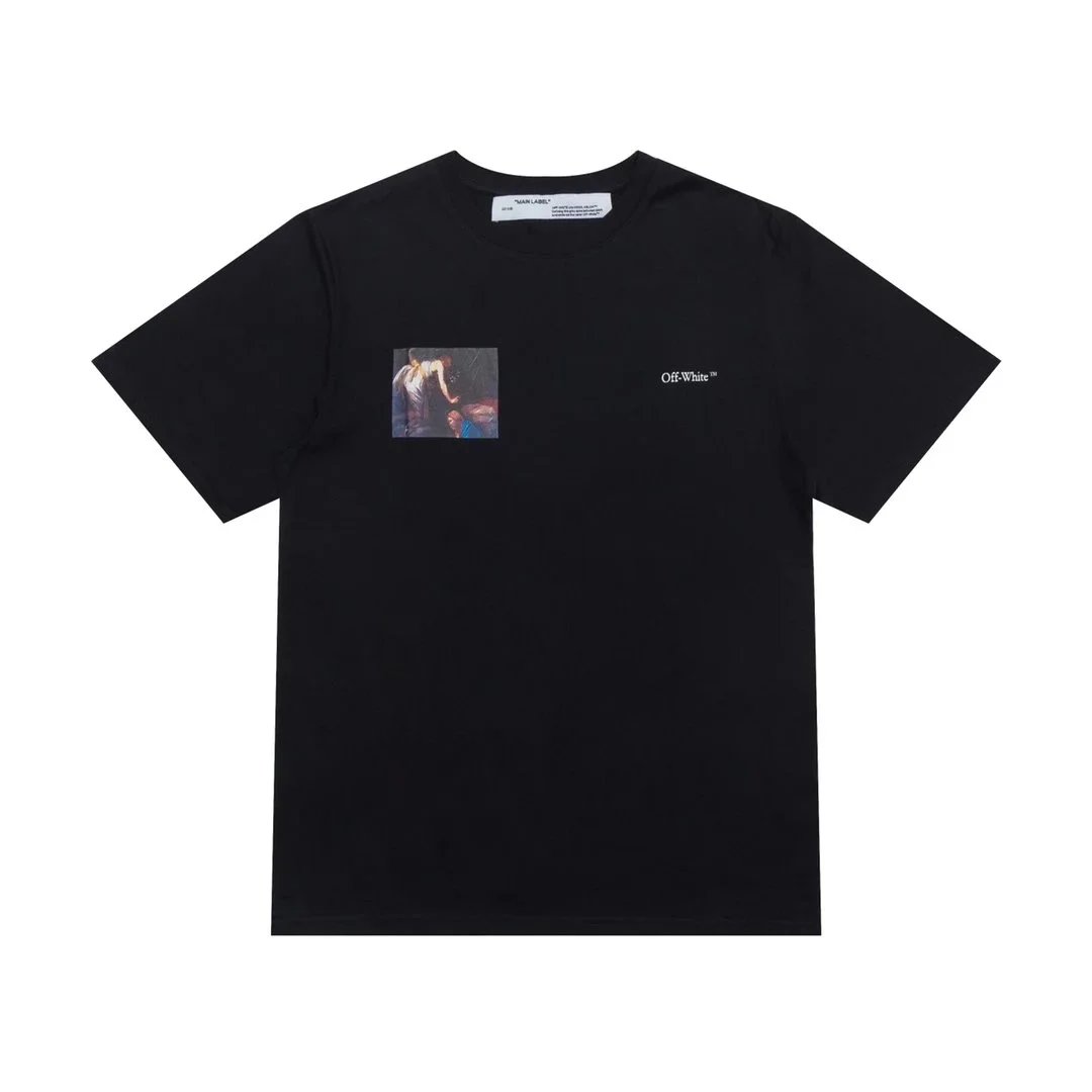 Off-White Leaf Print T-Shirt White - 13