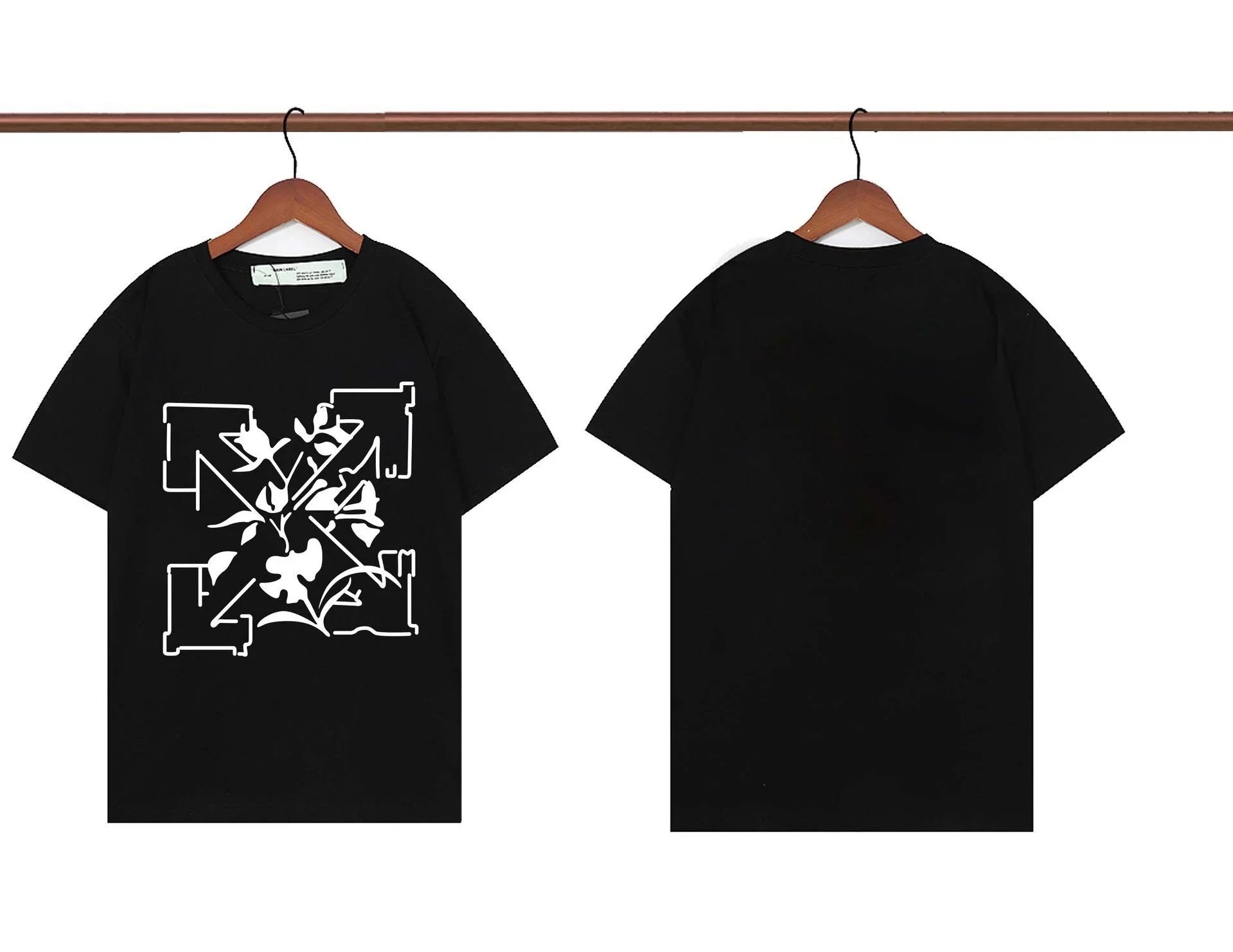 Off-White x Unknown Artist Graffiti Print Black T-Shirt - 15