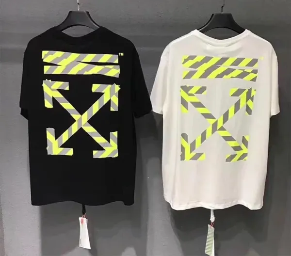 Off-White Distressed Print White T-Shirt - 15