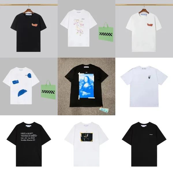 Off-White Distressed Print White T-Shirt - 2