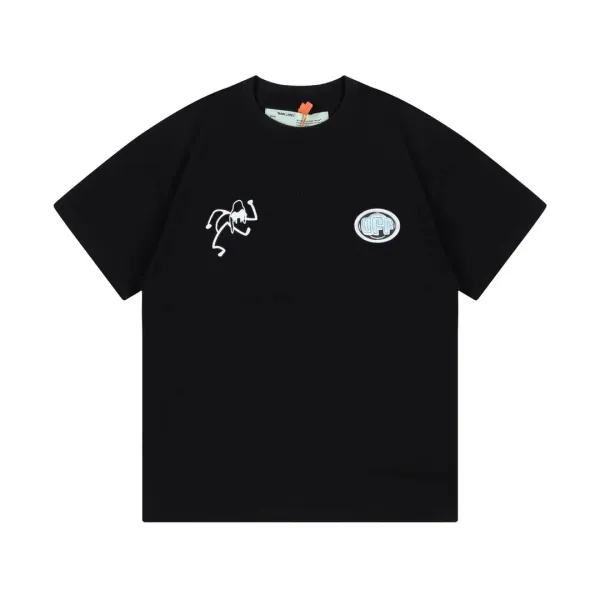 Off-White Arrow Print Oversized T-Shirt Black - 15