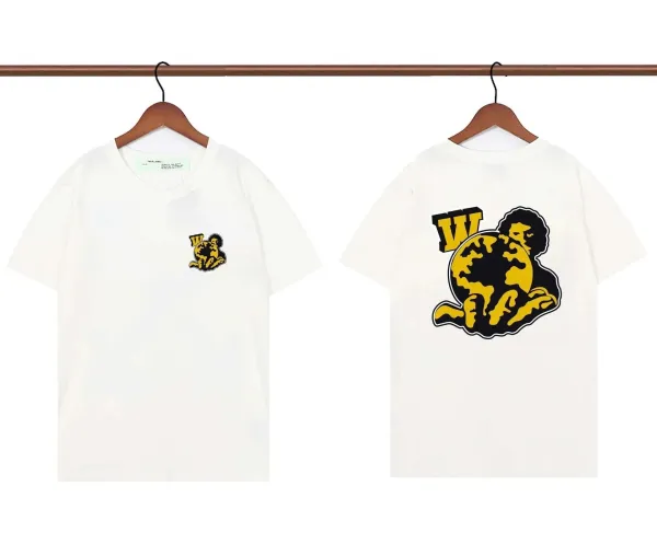 WOMANBY A VOYVES World Graphic Print White T-Shirt - 1