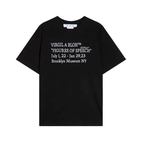 Off-White Distressed Print White T-Shirt - 7