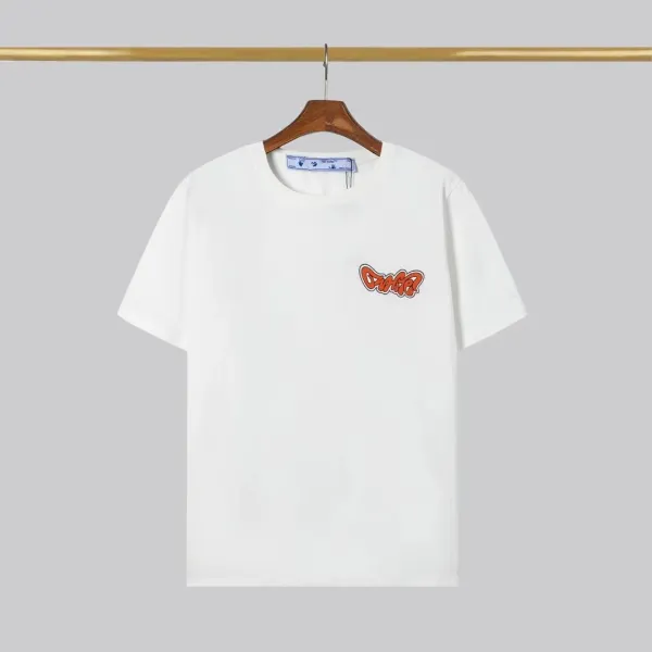 Off-White Distressed Print White T-Shirt - 13