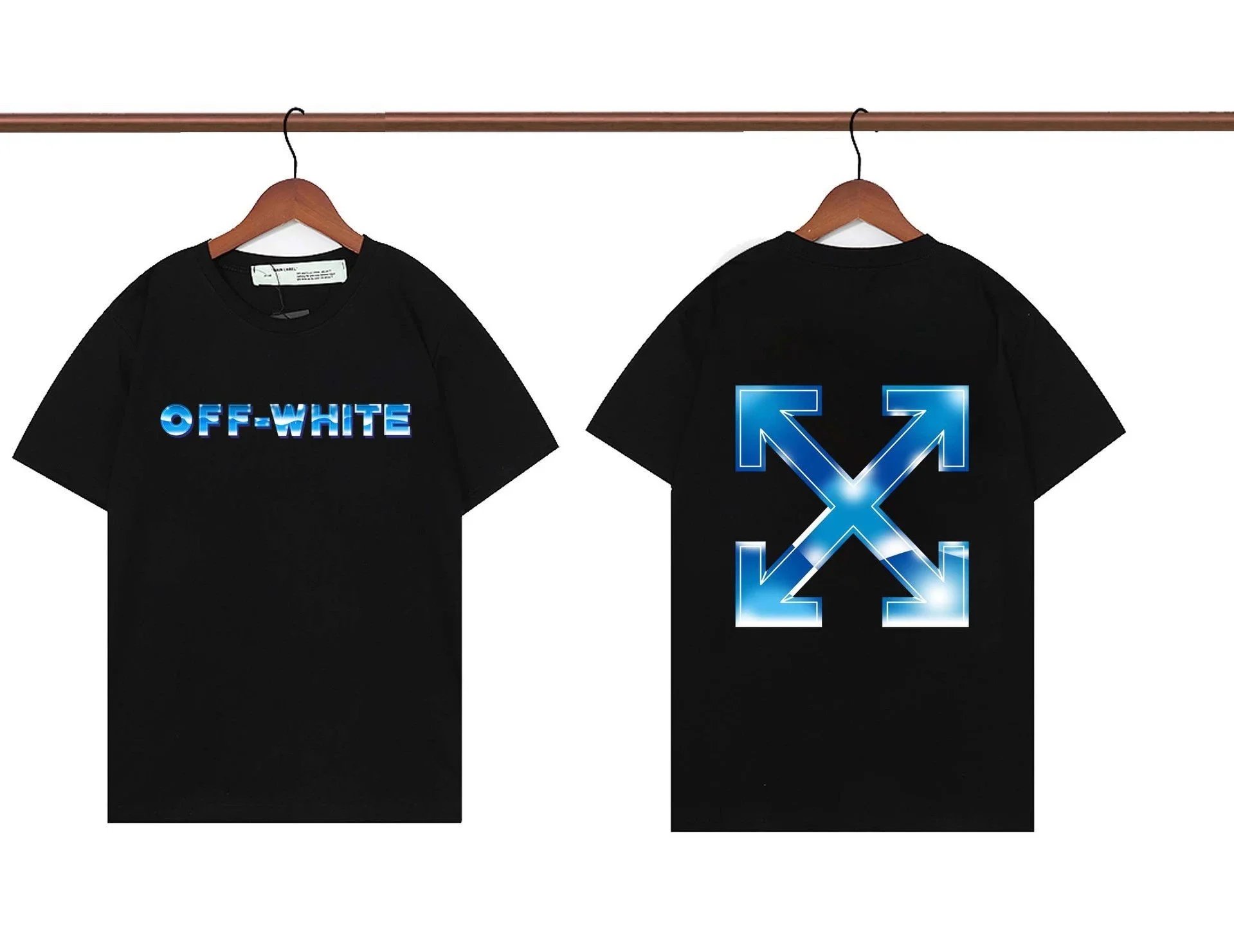 Off-White x Unknown Artist Graffiti Print Black T-Shirt - 13
