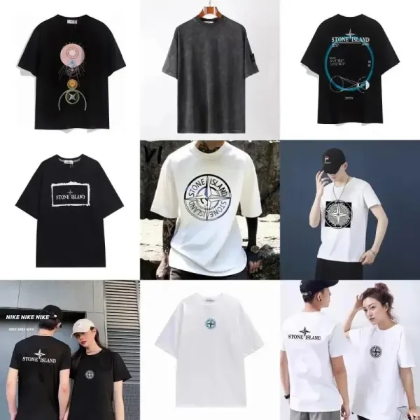 Stone Island Compass Logo White T-Shirt - 2