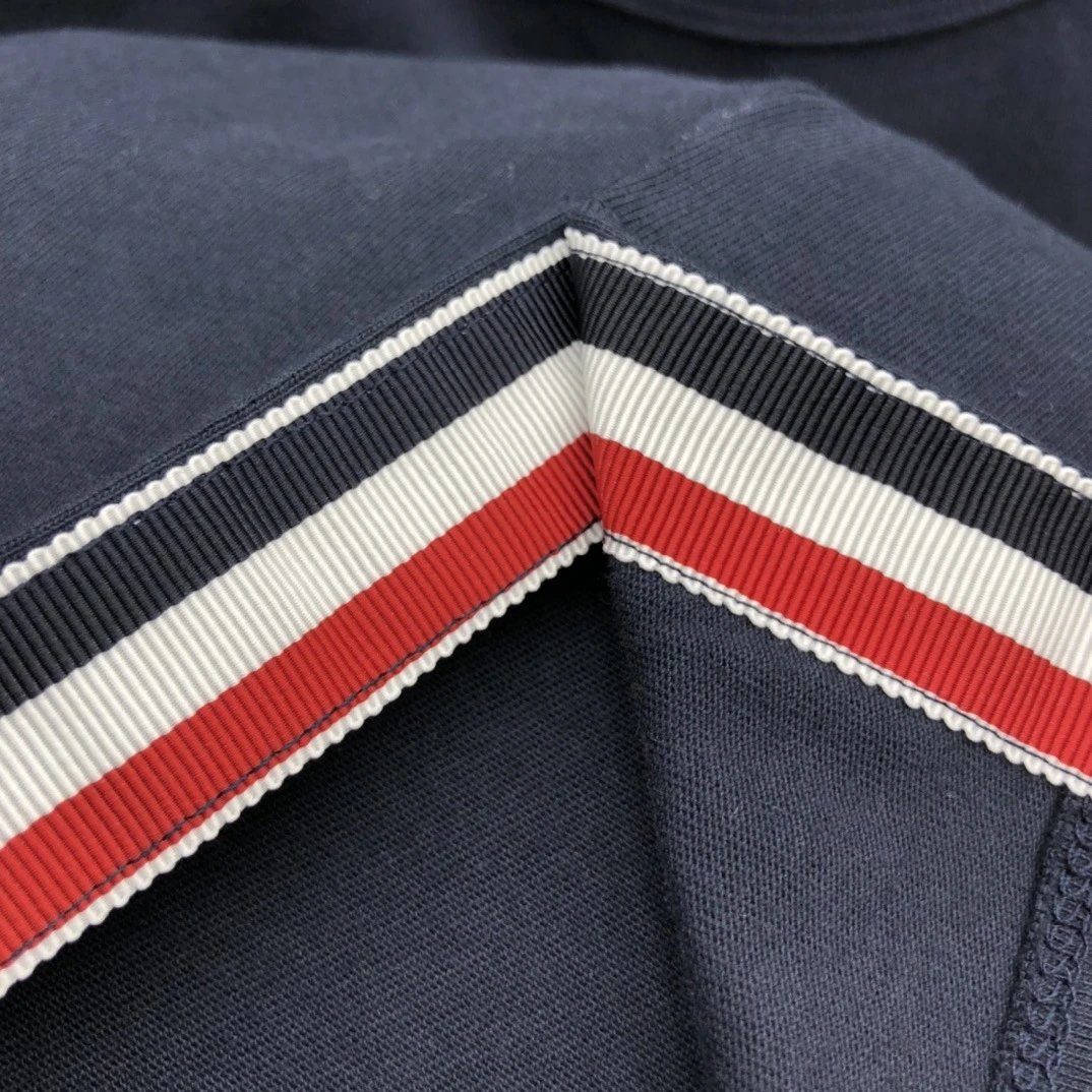 Thom Browne Classic Four-Bar Stripe Long-Sleeve T-Shirt Gray - 30