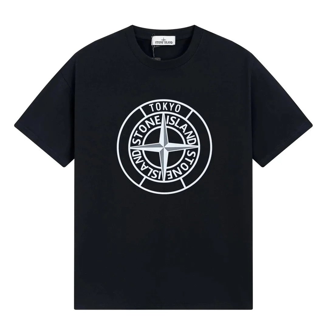 Stone Island Compass Logo T-Shirt Black - 12