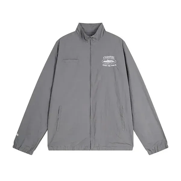 Stone Island Windbreaker Jacket Green and White - 10