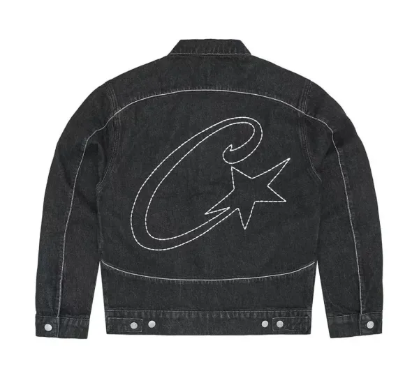 Gallery Dept. Star Embroidery Denim Jacket and Jeans Set Blue - 4