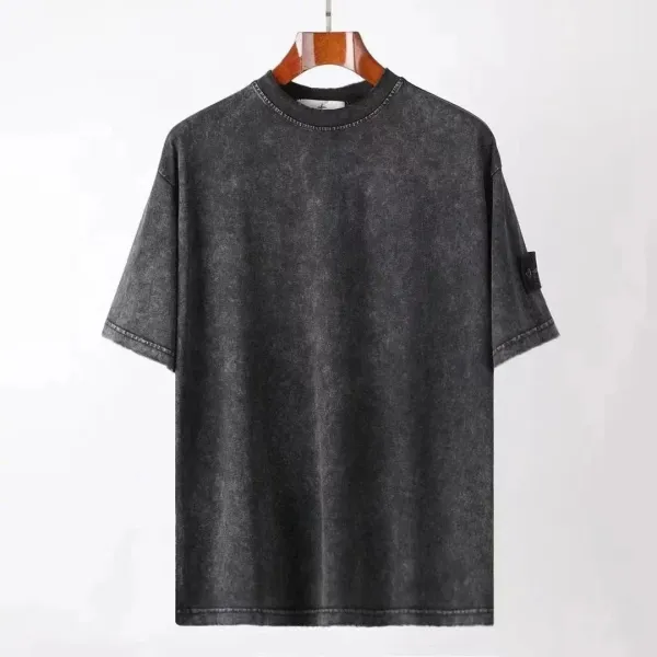 Stone Island Graphic Print Black T-Shirt - 15