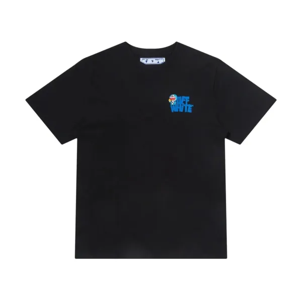 Off-White Graffiti Print White T-Shirt - 8