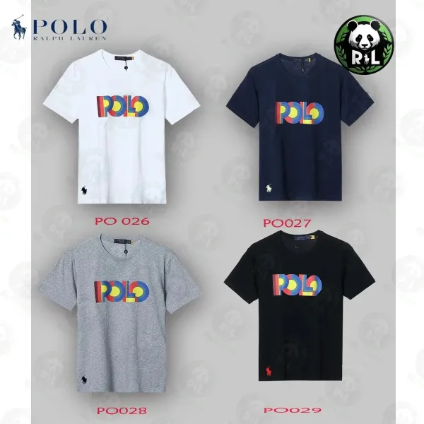 Ralph Lauren Polo Logo Graphic T-Shirt Gray - 2
