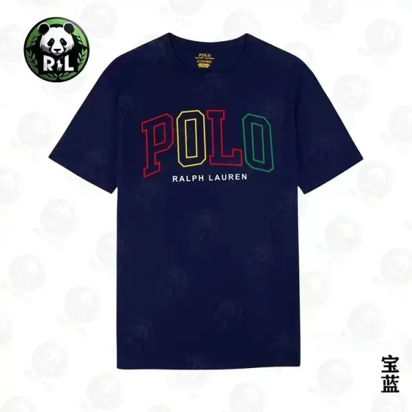 Polo Ralph Lauren Colorblock Logo T-Shirt Navy - 1