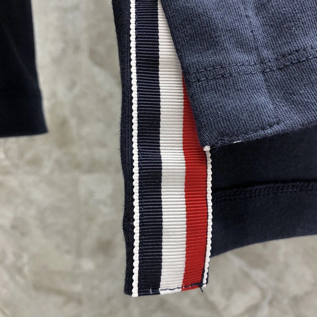 Thom Browne Classic Four-Bar Stripe Long-Sleeve T-Shirt Gray - 29