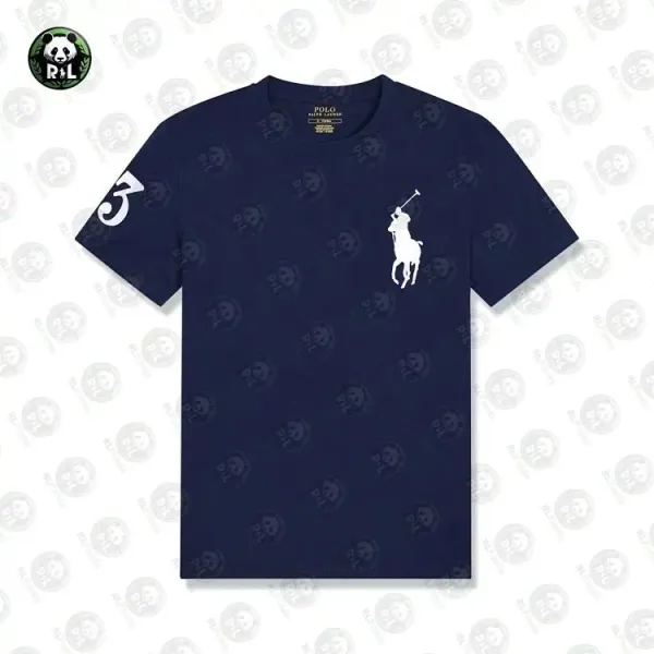 Ralph Lauren Polo Bear Multicolor Embroidery White T-Shirt - 12