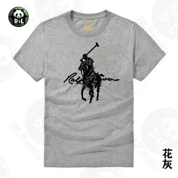 Polo Ralph Lauren Splatter Polo Player Navy T-Shirt - 15
