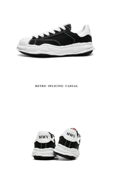 MMY Blakey White Canvas Sneakers - 23