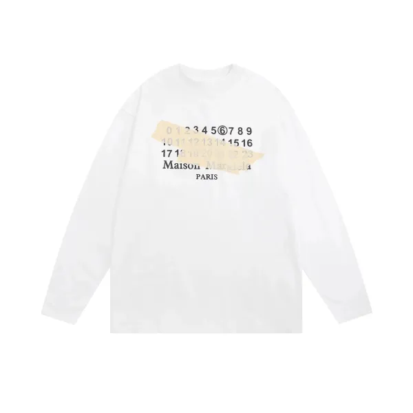 Maison Margiela Number Print Black Hoodie - 10