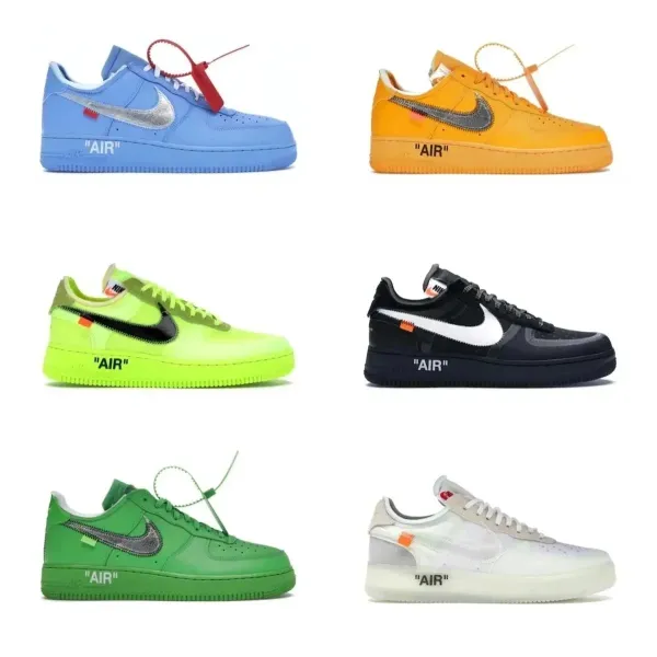 Nike x Off-White Air Force 1 Low Orange Sneakers - 2