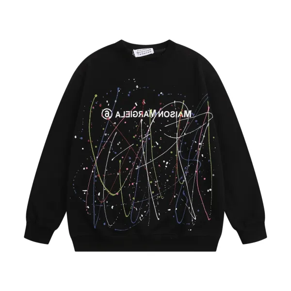 Maison Margiela Number Print Black Hoodie - 15