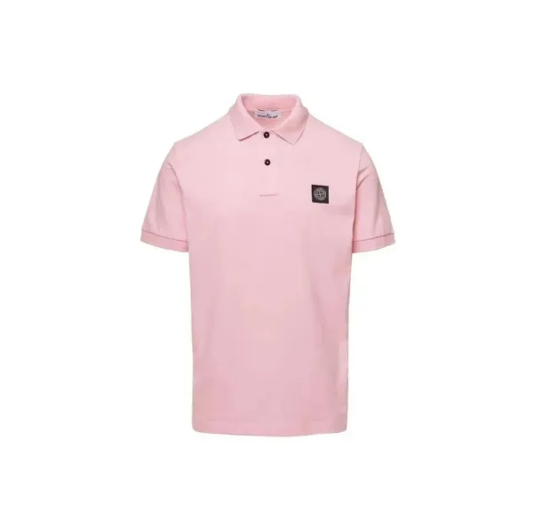 Stone Island Ribbed Polo Blue - 5