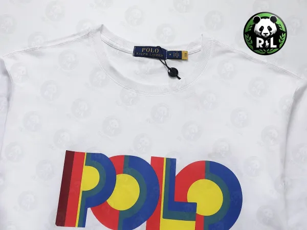Ralph Lauren Polo Logo Graphic T-Shirt Gray - 13