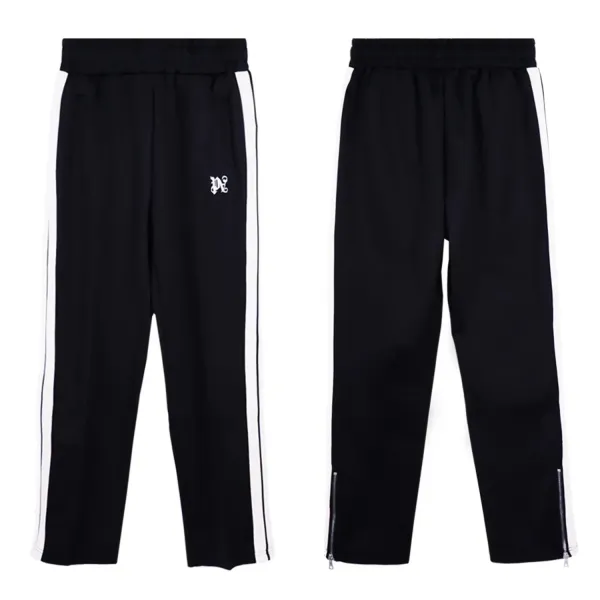 Off-White Track Pants Light Blue with White/Black Stripe - 28
