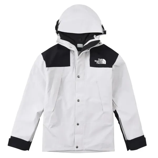 Design High-Collar Fleece Jacket Pink and Black Outerwear - 7
