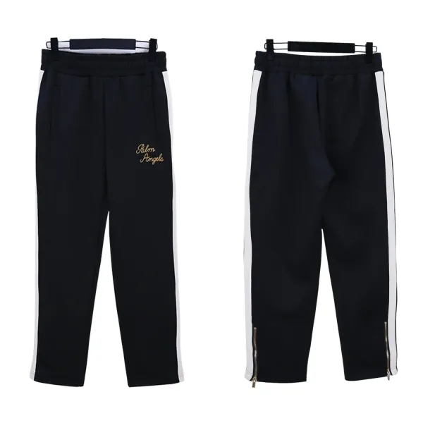 Off-White Track Pants Light Blue with White/Black Stripe - 15