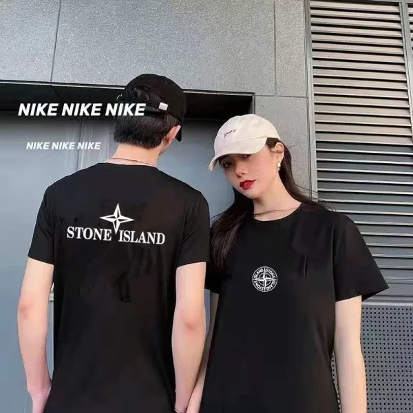 Stone Island Compass Logo White T-Shirt - 10