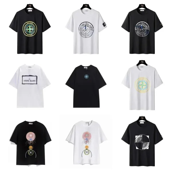Stone Island Graphic Print Black T-Shirt - 2