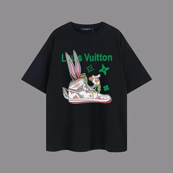 Louis Vuitton x Warner Bros Bugs Bunny Monogram Graphic T-Shirt Black - 7