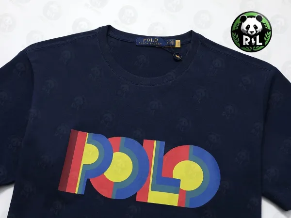 Ralph Lauren Polo Logo Graphic T-Shirt Gray - 11