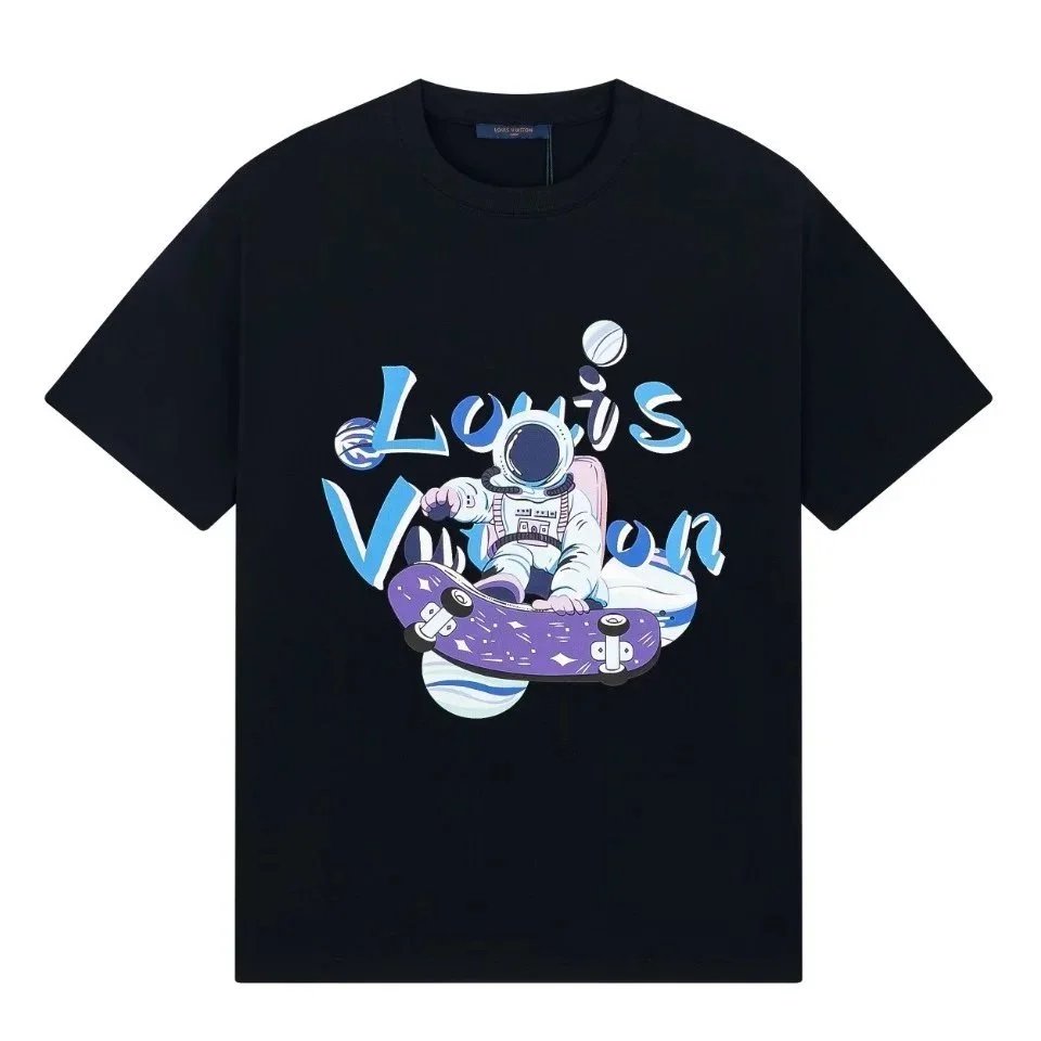 Louis Vuitton Graffiti Print Black T-Shirt - 5