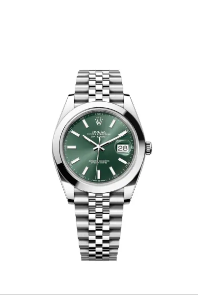 Rolex Submariner Green Dial Gold Watch - 17