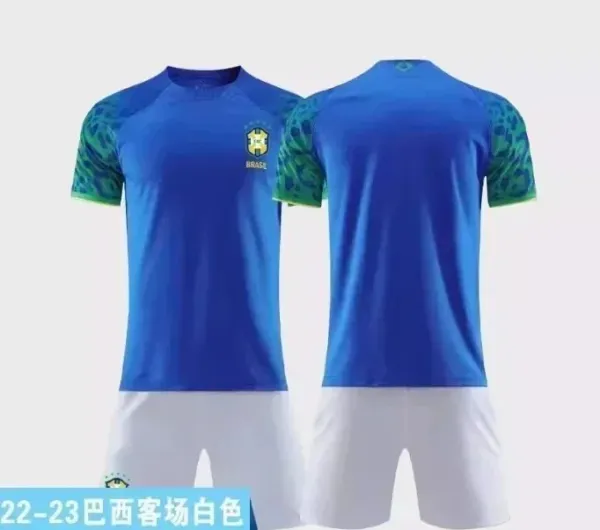 Brazil National Team 2022-23 Away Kit White Jersey - 1