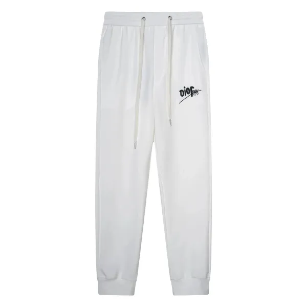 Givenchy Logo-Embroidered White Sweatpants - 8