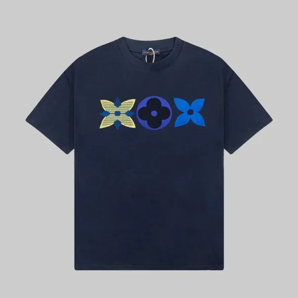 Louis Vuitton Monogram Icons Yellow Print Black T-Shirt - 9