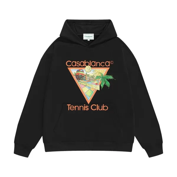 Casablanca Casa Sport Palm Springs Hoodie Black - 9