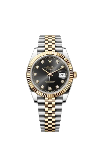 Rolex Submariner Green Dial Gold Watch - 37