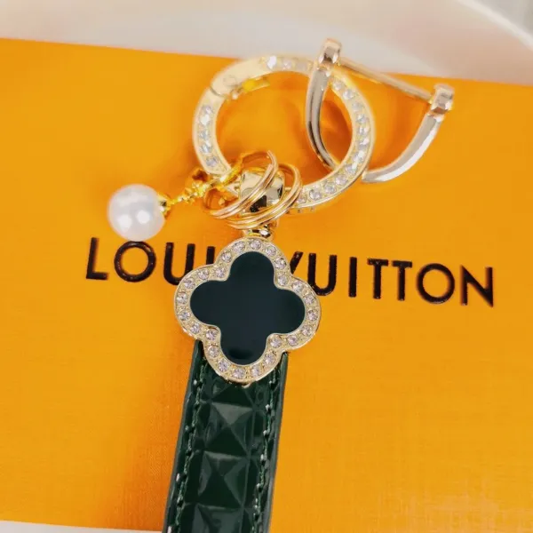 Louis Vuitton Crab Charm Monogram Sky Blue Leather Keychain - 56