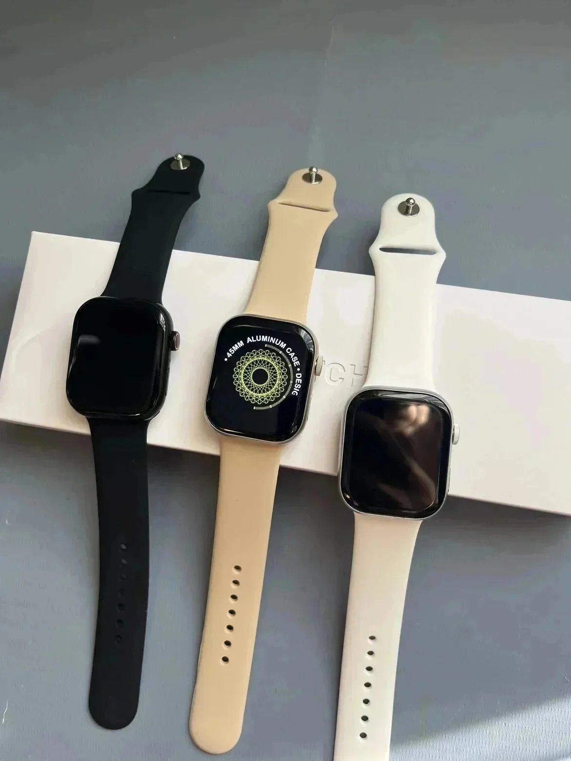Unbranded Smartwatches S9 Series square touchscreen smartwatch with silicone strap image 5