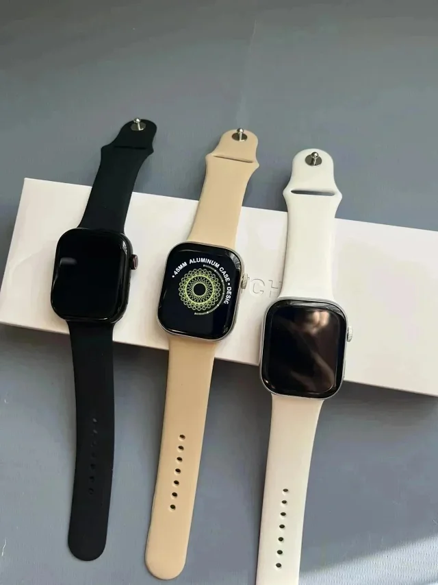 Unbranded Smartwatches S9 Series square touchscreen smartwatch with silicone strap product detail image 5