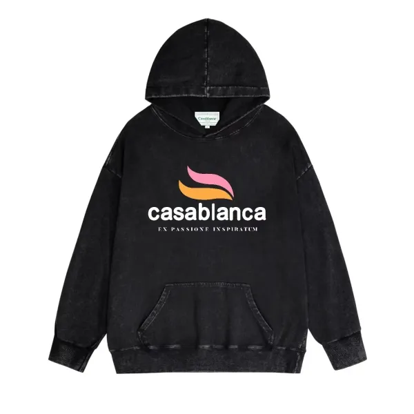 Casablanca Unity Is Power Hoodie Brown - 7